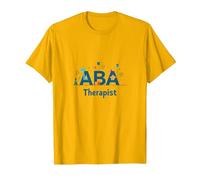 ABA Therapist: Empowering Autism Support Professionals T-Shirt, Men, Bright Gold, XL