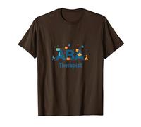 ABA Therapist: Empowering Autism Support Professionals T-Shirt, Men, Brown, XXL