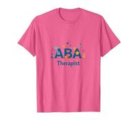 ABA Therapist: Empowering Autism Support Professionals T-Shirt, Men, Pink Heather, L