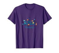 ABA Therapist: Empowering Autism Support Professionals T-Shirt, Men, Purple, M