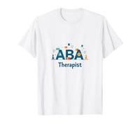 ABA Therapist: Empowering Autism Support Professionals T-Shirt, Men, White, XXL