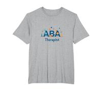ABA Therapist: Empowering Autism Support Professionals T-Shirt, Men's Big and Tall, Heather Grey, 3X Tall