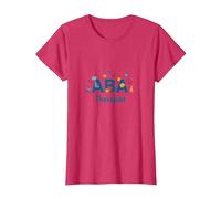 ABA Therapist: Empowering Autism Support Professionals T-Shirt, Women, Red Heather, 3XL