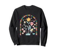 ABA Therapist Love Language Behavior Analyst RBT Floral Sweatshirt