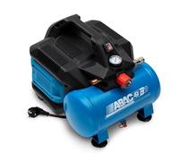 ABAC Ease-AIR 6 Silent Portable Air Compressor, Oil Free Air Compressor, Maximum Pressure 8 Bar, Power 0.75 hp, Tank 6 Liters, Sound Level 49 dB - EU