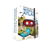 Abacus Brands Virtual Reality World Atlas - Illustrated Interactive VR Atlas and STEM Learning Activity Set