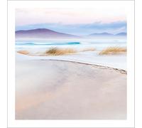 Abacus Cards Birthday/Blank Greeting Card - Blank Card for Men/Women with Sunrise at Seilebost Beach, Isle of Harris, Scotland Design - General Card Suitable for Any Occasion
