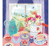 Abacus Cards Birthday Card for Women - Pretty Afternoon Tea Design - Premium Greeting Card with Envelope - Eco-Friendly & Recyclable