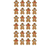 Abacus Cards Gingerbread Men Edible Cake Cupcake Decorations x24 (429)