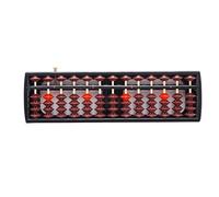 Abacus Chinese 13 Digits Abacus Mathematical Soroban Professional Math Calculation Tool for Calculating and Arithmetic Mathematic Education (Brown)