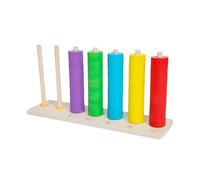 Abacus For Kids - 28.8 Cm Teaching Aids Calculation Stand | Colorful Math Counting Tool | Enhances Color Recognition Fine Motor Skills And Early Math Learning For Kindergarten Children