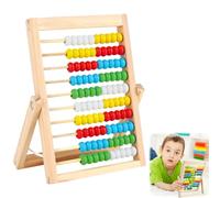 Abacus for Kids, Counting Toys, Wooden Abacus with Multi-Color Beads, Early Educational Toys Counters for Maths, Toddler Learning Arithmetic Calculating Toys