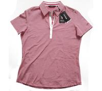 Abacus Ladies Emy Polo - Exotic/White - Size L Size: Large, Core: Pink
