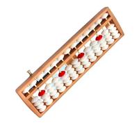 Abacus，Math Learning Tool，Chinese Abacus Student Abacus 13-row 5 Beads Beginner Abacus Beadwork Kindergarten Home Calculator School Supplies (Color : Yellow a)