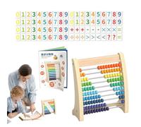 Abacus Mathematics, Abacus for Kids Maths | Educational Abacus - 10 Row Toy with Multicolored Beads, Kids Early Math Skills Educational Learning Games for 3-5
