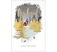 Abacus Wonderful Husband Christmas Card