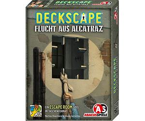 ABACUSSPIELE 38201 Deckscape Escape from Alcatraz, Escape Room Game, Card Game, Silver