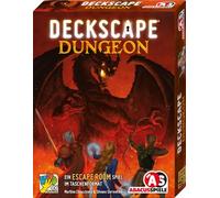 ABACUSSPIELE 38251 Deckscape Dungeon Escape Room Game Card Game Red