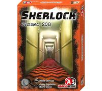 ABACUSSPIELE 48223 Sherlock-Room 208, Crime Card Game, Orange