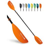 Abahub Adjustable Kayak Paddle 210-230 cm/82.6-90.5 Inches Floating Kayaking Oars Boating Oars Canoeing Oars Polka Dot Print