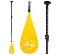 Abahub Carbon SUP Paddles,1x3 Section Adjustable 67"-86" Carbon Fiber Shaft