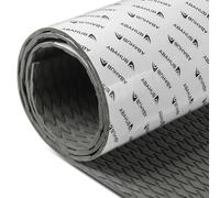 Abahub EVA Foam Boat Decking 96''x23'' Non-Slip Surfboard Traction Pad Grip Mat Self-Adhesive Trimmable Flooring Sheet for Boats SUP Board Kayak Surfing Gray