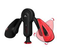 Abahub Kegel Thigh Trainer, 0-135 LBF Adjustable Pelvic Floor Muscle & Inner Thigh Exerciser, Home Gym Hip Trainer for Pilates & Postpartum Recovery, Included Free Resistance Band,Black and Red