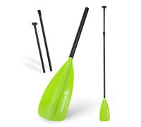 Abahub SUP Paddles - 3 Piece Adjustable Stand up Paddle - Lightweight Oar for Paddleboard, Aluminum Alloy PU Coated Shaft 68" - 84", Black Plastic Nylon Blade
