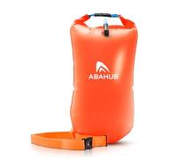 Abahub Swim Buoy Tow Float Dry Bag,Open Water Swimming Float,Swim Buoy with Storage Waterproof Inflatable Dry Bag Safety Float for Water Sports, Triathletes, Kayakers and Snorkelers