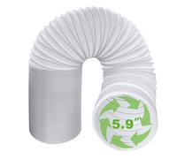 Abaigeal Air Conditioner Hose, 5.9 inch Diameter Air Conditioner Replacement Tubes for Portable Air Conditioner, Flexible Air Conditioner Hose Extension, Anti-Clockwise (15CMx2M)