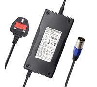 Abakoo 24V 5A Charger Power Supply Adapter with 3-Pin XLR Connector Male for Mobility Wheelchair, Jazzy Chair, Fast Power Lithium Battery Pack, Li-ion Battery Charger