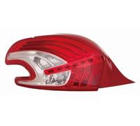 ABAKUS Rear light 550-1963R-UE Right P21W, R10W, PY21W, LED red without bulb holder, without bulb PEUGEOT: 208 I Hatchback