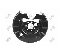 ABAKUS Brake Disc Dust Shield 131-07-649 Rear Axle Left Black Steel For Seat VW