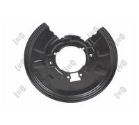 ABAKUS Brake Disc Shield Splash 131-07-615 for BMW Rear Axle Left Black