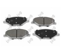ABAKUS Brake Pad Set Disc Brake 231-01-040 for Skoda VW, Reinforced