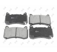 ABAKUS Brake Pad Set Disc Brake 231-01-376 For Tesla 4 Wear Sensors Per Axle