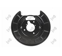ABAKUS Brake Splash Shield Brake Disc 131-07-634 For Peugeot, Rear Right, Black