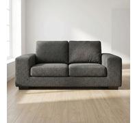 Abakus Direct Boston 3 Seater Sofa Basket Weave in Dark Grey Abakus Direct Dark Grey