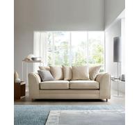 Abakus Direct Chicago Spill-Proof Velvet 3 Seater Sofa in Cream Abakus Direct Cream