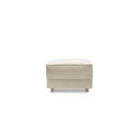 Abakus Direct Chicago Spill-Proof Velvet Footstool in Cream Abakus Direct Cream