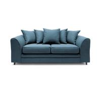 Abakus Direct Darcy 3 Seater Sofa In Teal Linen Fabric