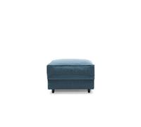 Abakus Direct Darcy Foostool In Teal Linen Fabric