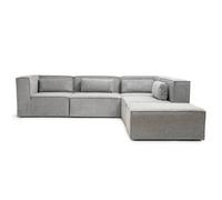 Abakus Direct Doris Basket Weave Large Corner Sofa With Modular Comfort And Timeless Style