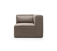 Abakus Direct Doris Corner Unit Module In Brown Chenille