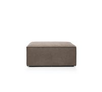 Abakus Direct Doris Footstool In Brown Cord Chenille