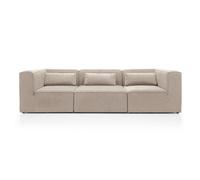 Abakus Direct Doris Modular 4 Seater Sofa In Beige Cord Chenille