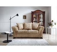Abakus Direct Farrow Crushed Chenille 2 Seater Sofa in Brown Abakus Direct Brown