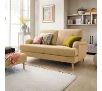 Abakus Direct Harper 2-Seater Sofa - Durable & Easy Clean Upholstery in Brown Abakus Direct Brown