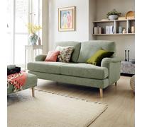 Abakus Direct Harper 2-Seater Sofa - Durable & Easy Clean Upholstery in Green Abakus Direct Green