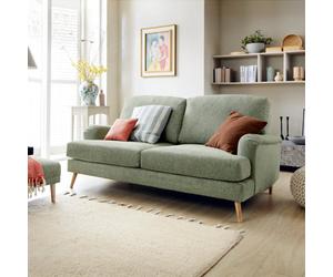 Abakus Direct Harper 3 Seater In Pickle Green